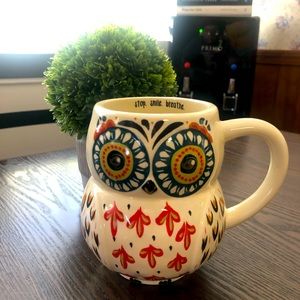 Natural life owl mug